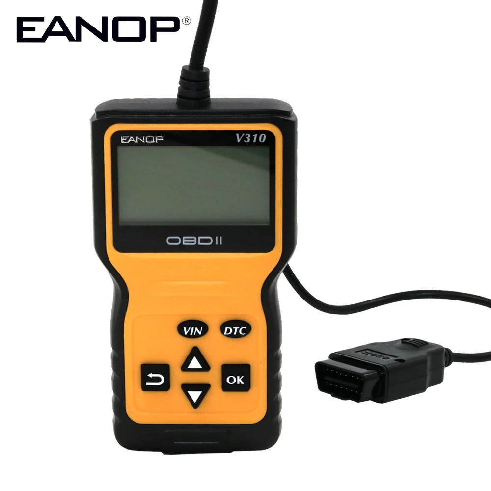 

EANOP V310 2.7inch LCD display OBDII EOBD Auto Code Reader 6 Languages Automobile Diagnostic Scanner For Universal Cars