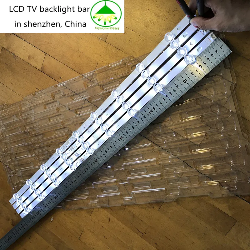 8 pcs/Lot 100%New! LED Strips Bars prefer replacement for LG 39LN540V 39LN570V 39LA620V HC390DUN POLA2.0 39 A B | Лампы и освещение