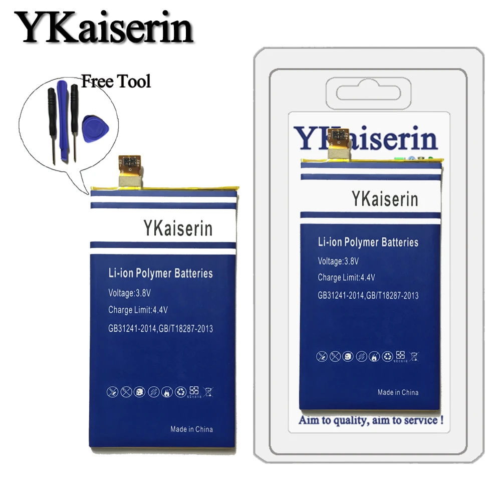 Free Tool + YKaiserin LIS1594ERPC Battery For Sony Xperia