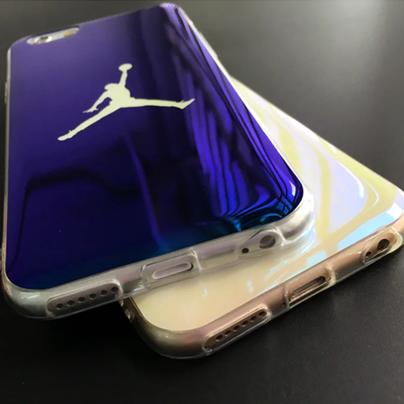 JAMULAR Slim Blu-ray Michael Jordan TPU Soft Case For iPhone 7 Plus XS MAX XR X Jelly Case Back Cover For iPhone 6 6s 8 Plus