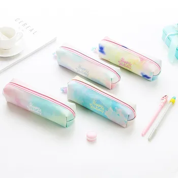 

School studentCanvas Pen Box Pencil Case Bag Storage Pouch Stationery