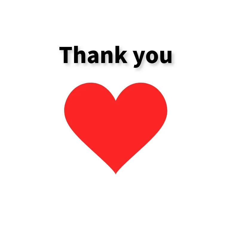 

make up postage Thank your kindness