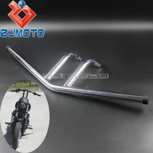 Универсальный мотоциклетный Т-бар " виски руль для Harley Sportster Dyna Кафе Racer Chopper Bobber хром Buffalo ручка бар