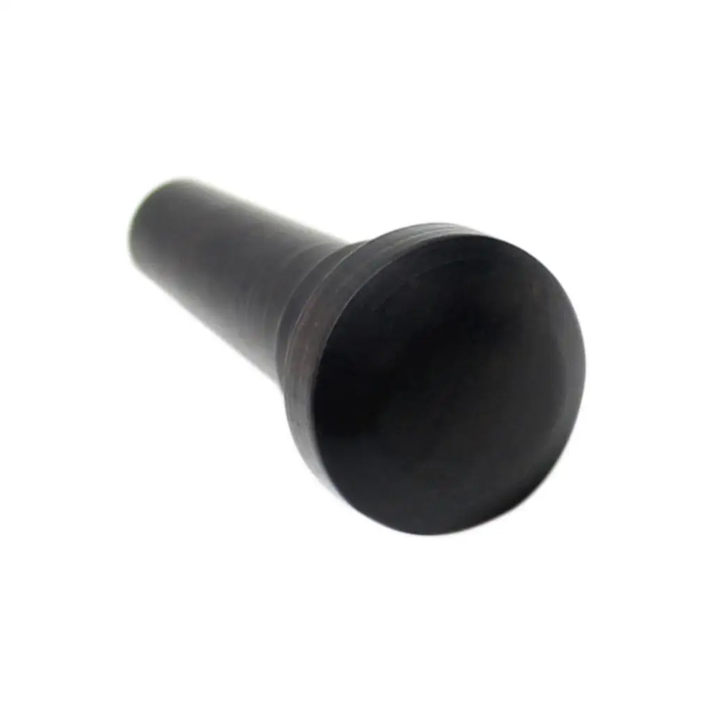 

Finest Violin Tail Nail Fasten Tailpiece Ebony Black for 4/4 Full Size Violin Fiddle Accessory
