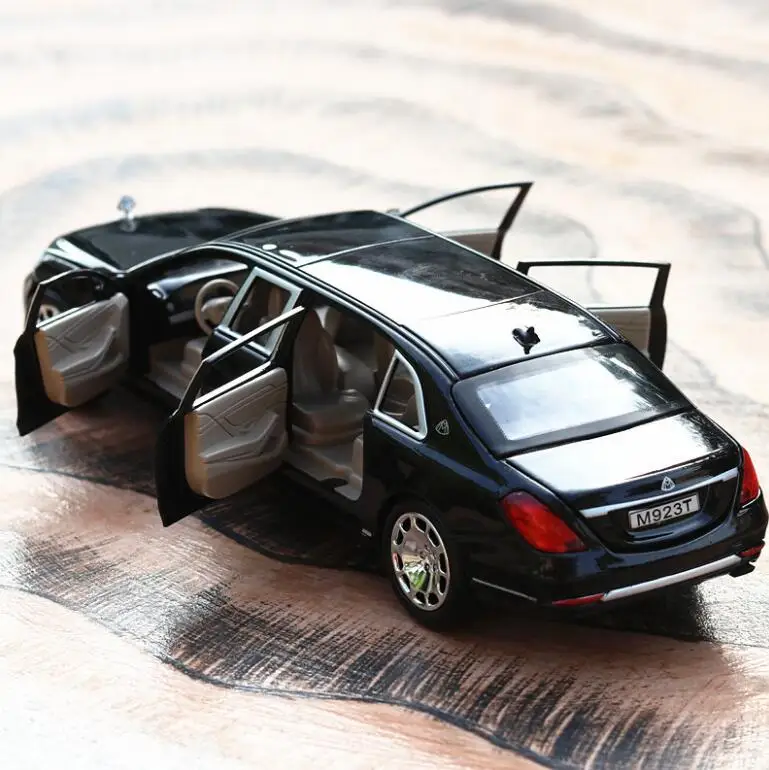 1:24 Diecasts& игрушечные транспортные средства Maybach S600 удлиненная модель автомобиля коллекция автомобиля игрушки для мальчика Детский подарок brinquedos