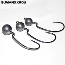 5 шт./лот Высокое качество 3,5 г/5 г/7 г свинцовая головка крючок джиг оснатка приманки рыболовные крючки для мягкой приманки рыболовные снасти YG24