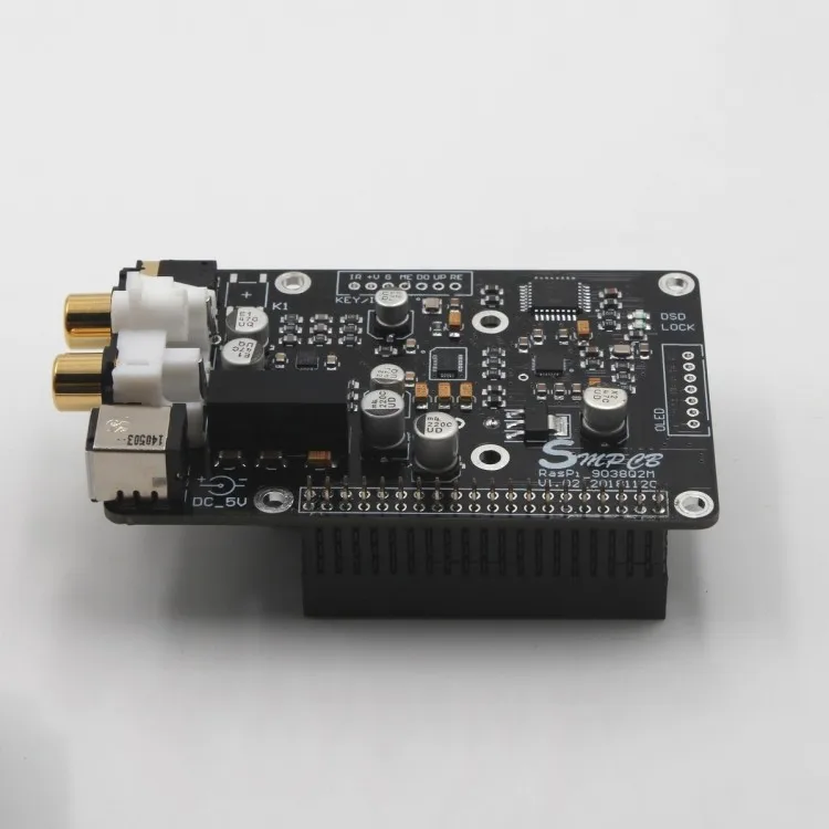 

ES9038q2m DAC Board Digital Broadcast I2S 32Bit/384K DSD 128 for Raspberry Pi 2B 3B 3B+ R9038 Decoder