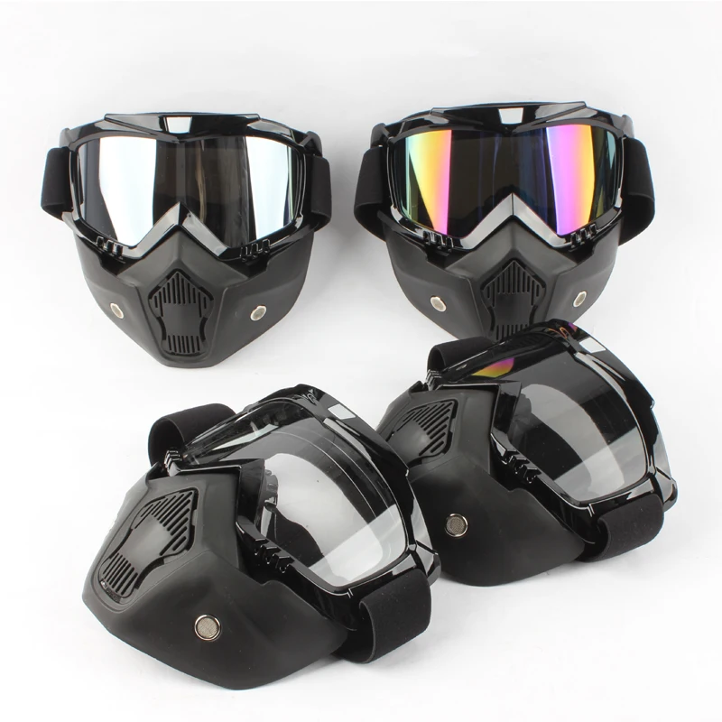 Buy 2016 new BEON Goggles Mask Perfect for Open Face Motorcycle Half Helmet or
