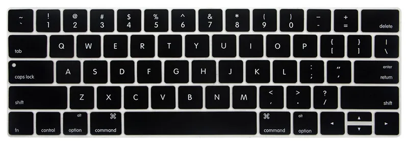 Силиконовый чехол для клавиатуры защитная кожа для Apple Macbook Pro MAC 13 15 Air 13 мягкие наклейки для клавиатуры 9 цветов