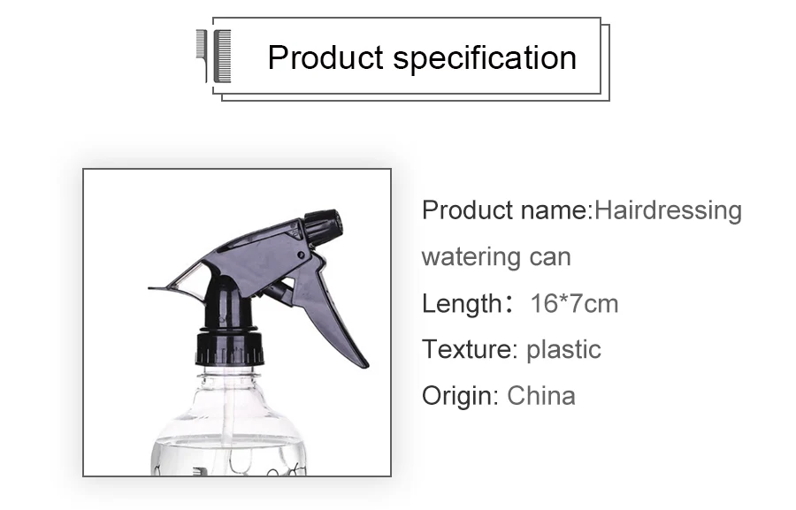 Парикмахерскими спрей бутылку иструмент для парикмахерской Пластик распыления воды косметический спрей Регулируемый парикмахер Peluqueria