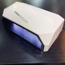 72 W Сушилка для ногтей с умным переключением 10 s/30 s/60 s/99 s с Автоматическое распознавание УФ светодиодный светильник ногтя алмаз Форма двойной свет ногтей инструмент