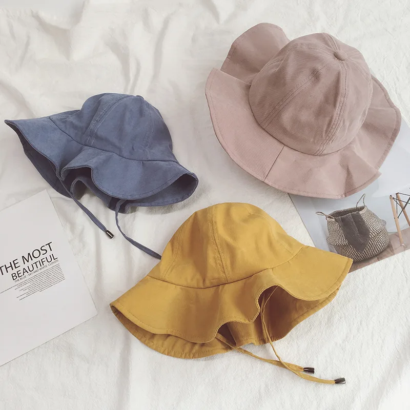 Летняя Солнцезащитная Весенняя шляпа для младенцев и летняя тонкая Солнцезащитная шляпа для мальчиков и девочек, рыбацкая шляпа, детская пляжная шляпа для путешествий