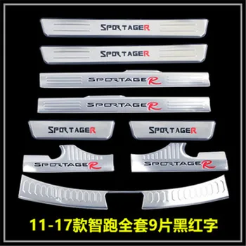 

Car styling stainless steel Scuff Plate Door Sill Rear Bumper Protector Sill Trunk Tread Plate Trim for KIA Sportager 2011-2017