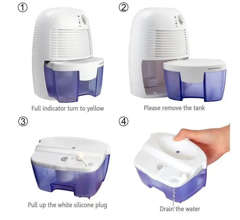 Mini Dehumidifier Household Mute Dehumidifier Wardrobe Dry Machine