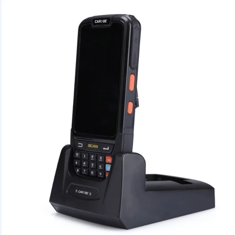 Caribe PL-40L Android Портативные Промышленные КПК сборщик данных с 1D лазерный телефон сканер штрих-кода и 8MP камера