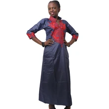 MD африканские платья для женщин Базен Дашики африканские женские длинные платья традиционная Южная Африка одежда дамы платье с вышивкой