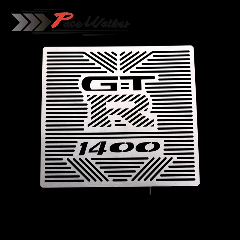 

FREE SHIPPING Motorcycle Accessories Radiator Grille Guard Cover Protector For Kawasaki GTR1400 GTR 1400 2012-2014