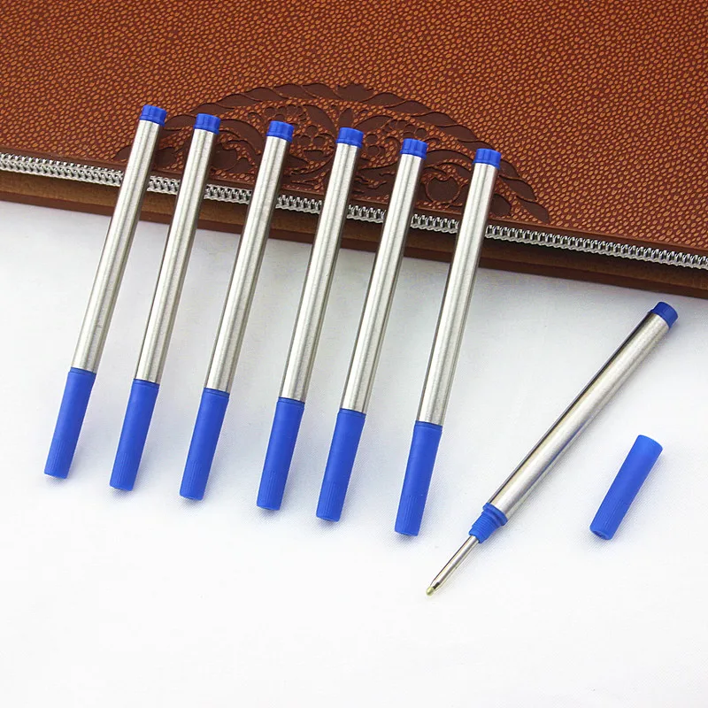 High Quality Metal Pen Refill Blue Black Screw Refill Ink 0.5mm Nib