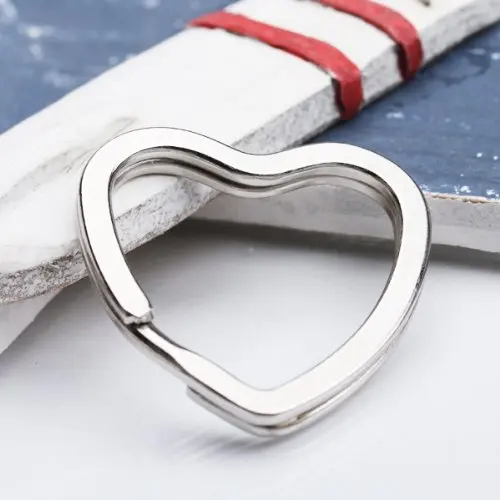 20 piezas del amor del corazón de Split anillos llaveros de acero inoxidable Color plata los amantes llaveros Sleutelhanger llaveros mujer 20 piezas del amor del corazón de Split anillos llaveros de acero inoxidable Color plata los amantes llaveros Sleutelhanger llaveros mujer