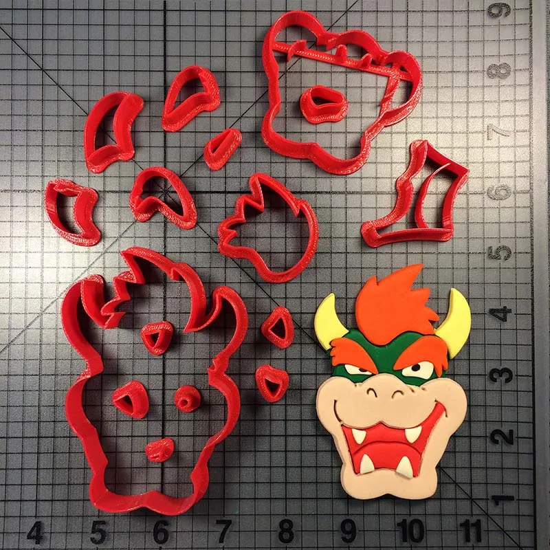 Мультяшная серия печенья резак изготовленный на заказ 3D Печатный ТВ герой