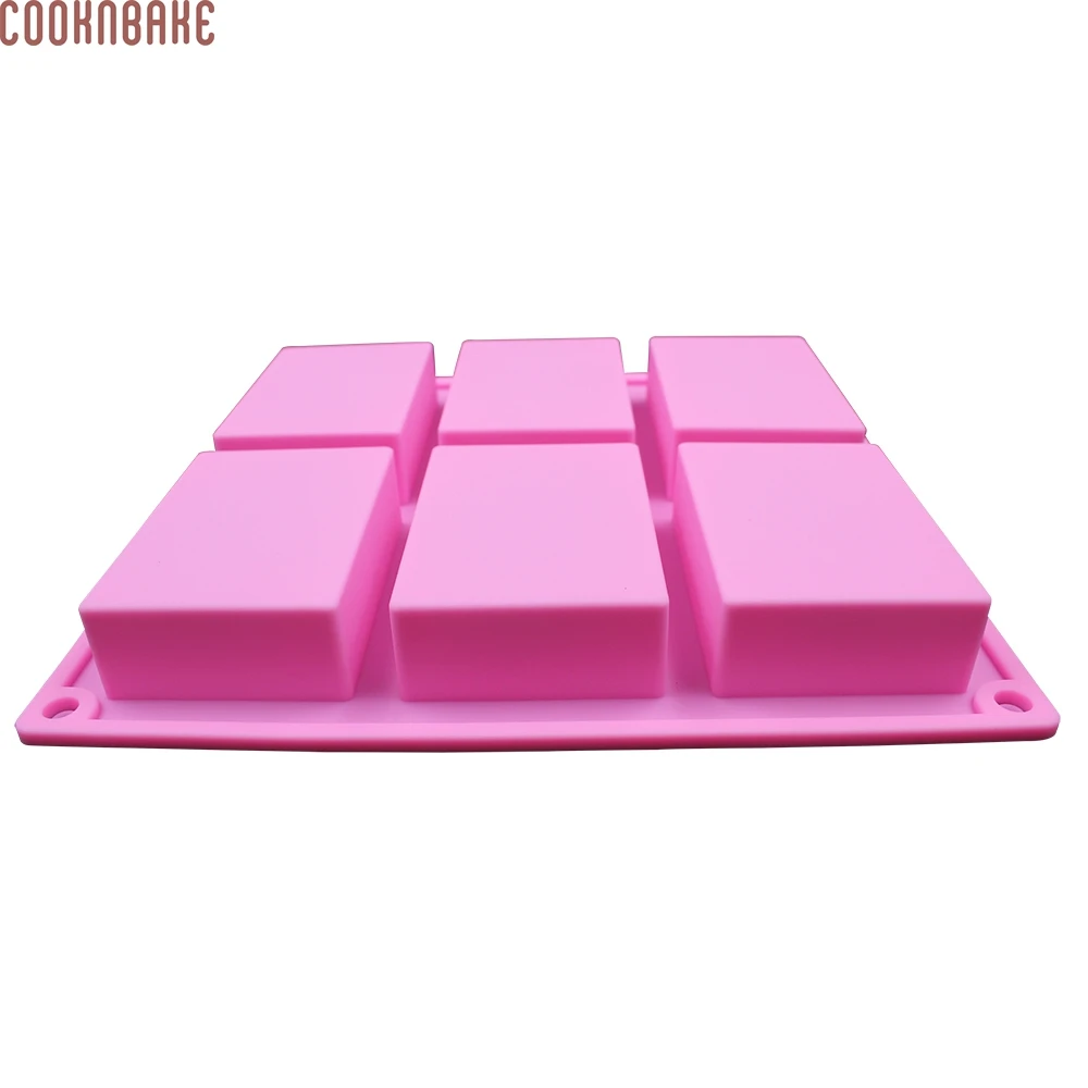 COOKNBAKE сделай сам силиконовая форма для мыла ручной работы с 6 отверстиями