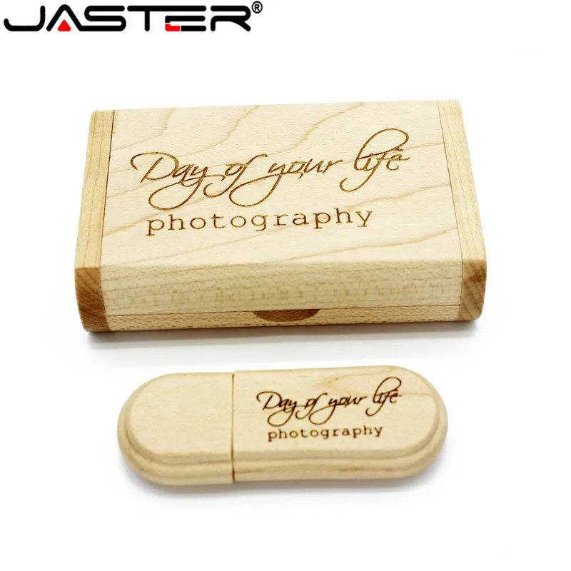 JASTER(более 10 шт. бесплатный логотип) креативный Деревянный usb+ коробка ручка-накопитель 32 Гб 16 Гб 64 Гб usb флеш-накопитель карта памяти свадебный подарок