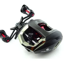 Наживка литья Рыболовная катушка 5,5 кг Макс тяга 11 шарикоподшипники Карп baitcasing Катушка левая/правая ручная полная металлическая катушка соленая вода Ree