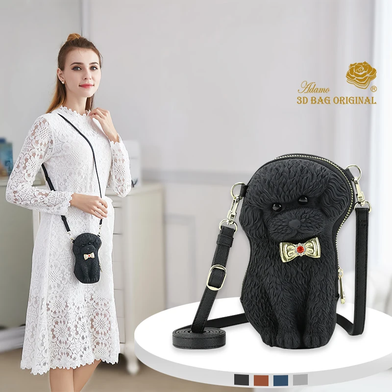 

Adamo 3D Bag Original Bow Poodle Sling Bag new trend women handbags simple flap fashion shoulder bag woman messenger bag