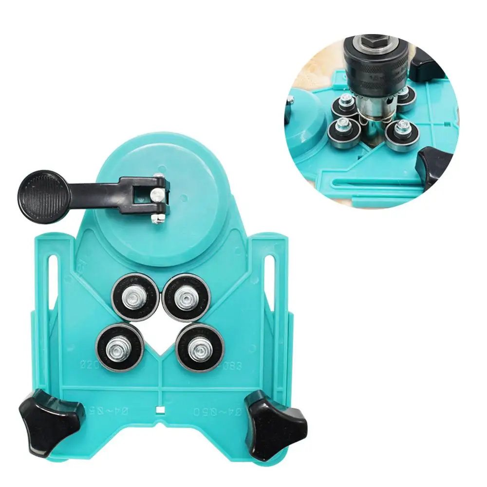 

Adjustable Masonry Glass Drill Bit Positioning Tool Tile Ceramic Trepanning Hole Openings Drill Guide Locator Setting Tool