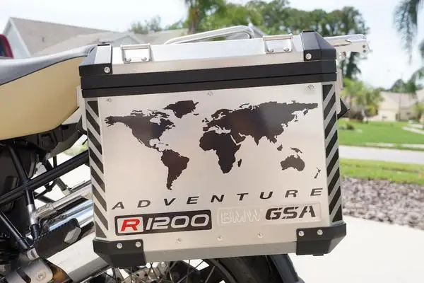 Светоотражающая наклейка GSA Мир Приключений R1200 для мотоцикла Touratech Panniers|decal