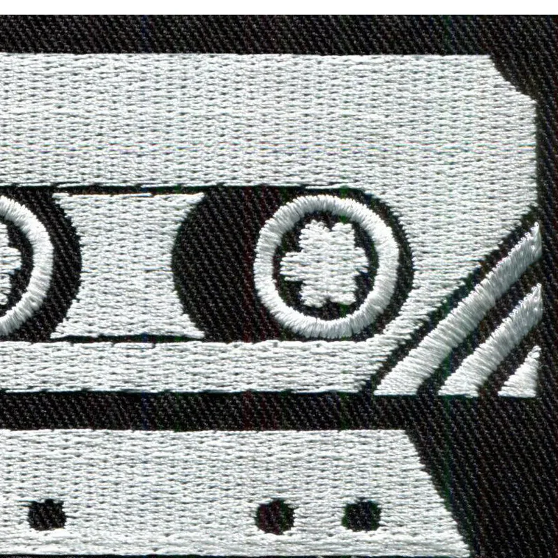 Cassette tape retro seventies patch 2