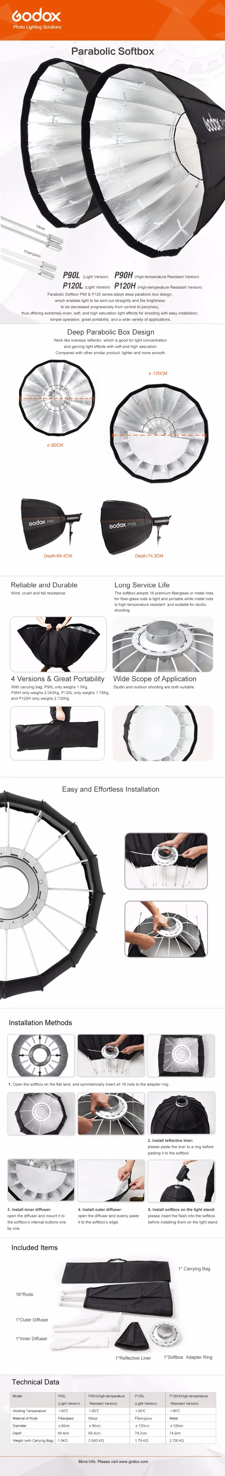 Godox Parabolic SoftBox P90L  (21)