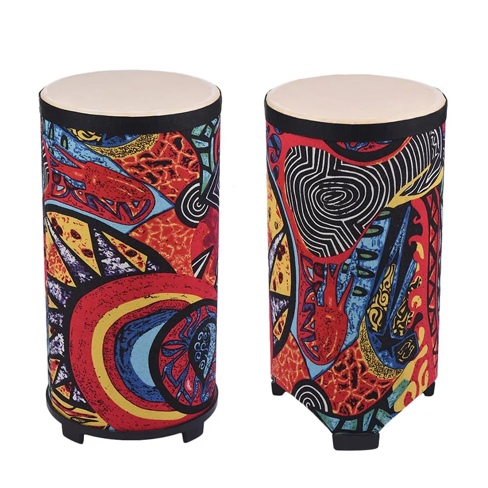 10 дюймов Напольный барабан Конга Konga барабан ручной барабан 3-решение для ног с привлекательным ткань художественное ударный инструмент