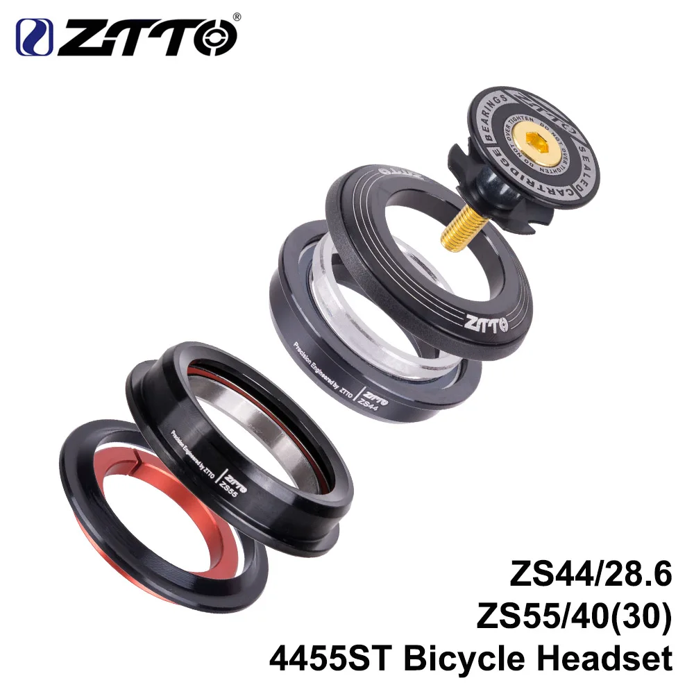 ZTTO 4455ST шлем горный велосипед ZS44 ZS55 конический правый Универсальный 1,5 дюймов 28,6 мм вилка нулевая батарея Встроенный с шоссейной велосипедной чашкой