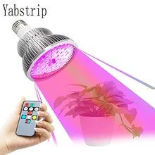 50W Led Grow Light Full Spectrum E27 Led Growing Lamp For indoor Hydroponics Flowers Plants Vegetable with controller phyto lamp