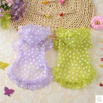 

Free shipping dog clothes spring and summer sun protection clothing clothing Teddy puppy clothes for dog pet clothing