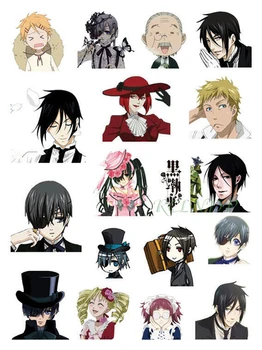 

Waterproof Temporary Tattoo Stickers Book of the Atlantic Sebastian Michaelis Fake Tatto Ciel Phantomhive Flash Tatoo for kids