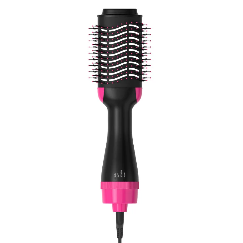 

Negative Ion Ceramic Hair Curler Hot Air Curling Brush One Step Hair Dryer Straightener Electrical Curling Brushes Hair Comb