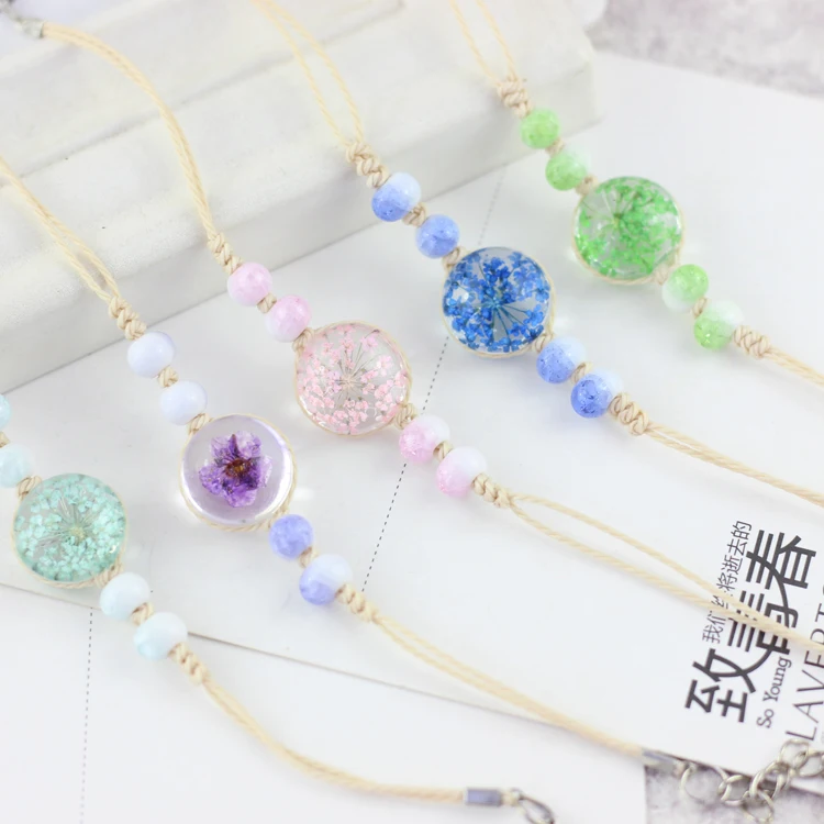 

DIY Bohemia glass Charm Bracelets for women Wholesale drop shipping Gift wrap bracelets&Bangles #1033