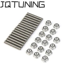 JQTUNING-4.6& 5,4 литр V8 304 нержавеющей выхлопной коллектор комплект ниппеля для 2 коллекторы