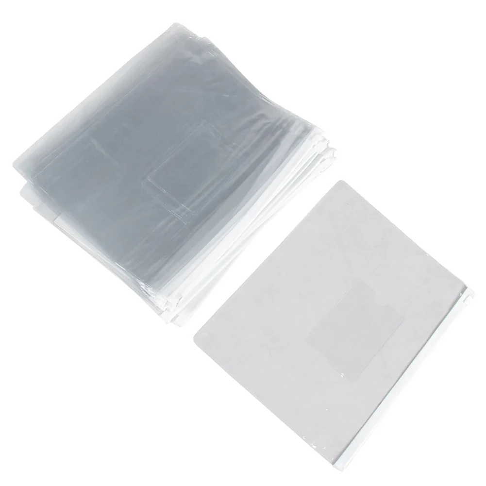 SCLL Горячая 20 штук A5 размер бумаги белый слайдер ручка на молнии прозрачные конверты для папки