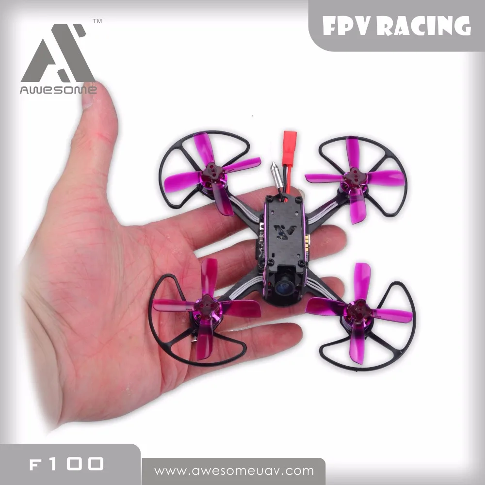 Удивительный F100 Мини FPV гоночный Квадрокоптер Дрон PNP Радиоуправляемый Дрон с F3 OSD 5,8G 25 МВт Blheli_S 10A 600TVL Камера