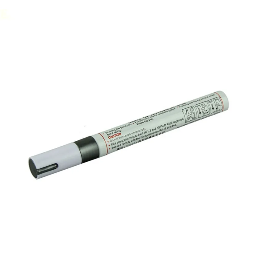 

CARPRIE Car-styling Car Auto Permanent Waterproof Tyre Tire Metal Paint Marking Pen Marker Stylo de marquage GRAY Feb28