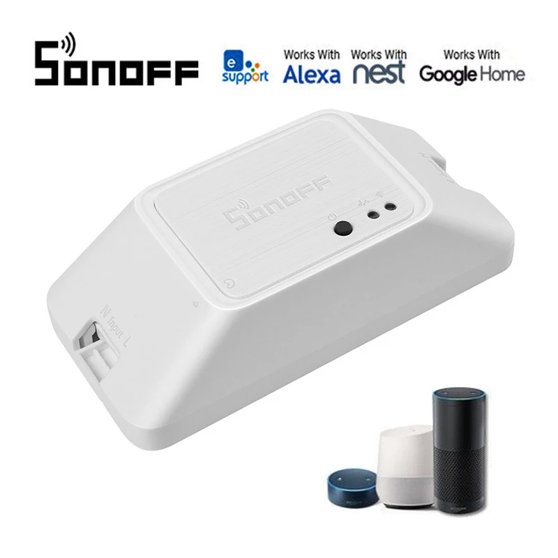 

3/4/5/10pcs SONOFF RFR3 DIY smart switch Timer WIFI/RF/eWeLink remote control home Module with Alexa/Google Home Automation kits