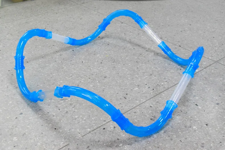 Tubos de Velocidade de Controle Pista de Corrida Tubo de Construção Carro de Corrida Remoto Carro Brinquedos Flash Faça Você Mesmo Conjunto Crianças Tubos Luz 3 Cheap Animais eletrônicos
