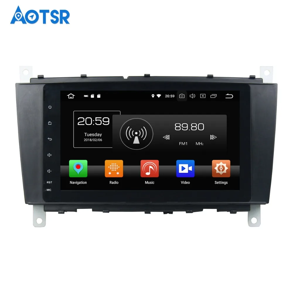 Sale 8" Android 8.0 Car GPS for Benz /C-Class /W203 /CLC /G /Class /W467 with CD Player 8 Core 4GB+32GB Auto Stereo Multimedia 4G IPS 5