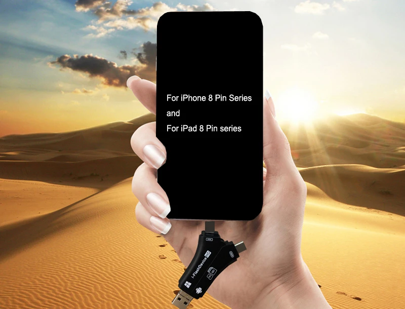 Устройство для чтения карт SD TF для iPad Micro usb type C кардридер для iPhone X 5 6 7 Plus 8 PLUS Macbook для samsung s8 s9 OTG Android