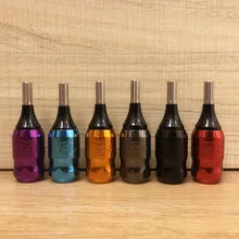 Одна регулируемая 27 мм супер черная ручка для татуировки Darklab для поставки игл картриджей