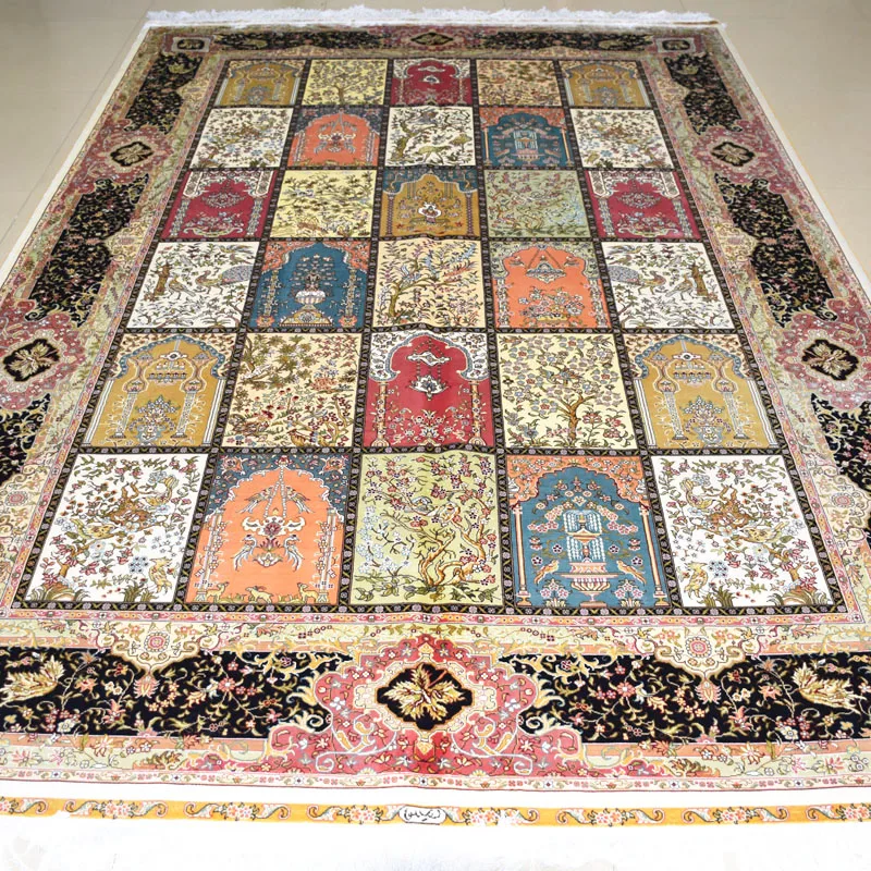 Mingxin 6x9 feet four seasons geometry carpet turkish design for sale