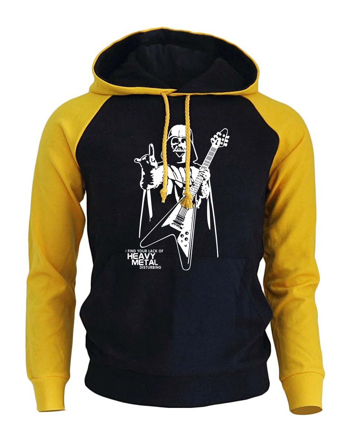 Дарт Вейдер тяжелый металл панк Толстовка для мужчин осень зима флис брендовая одежда с капюшоном мужская спортивная одежда Harajuku толстовки